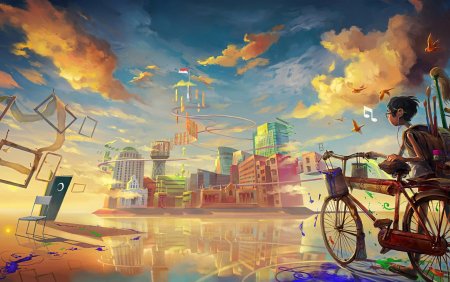 Город абстракция
