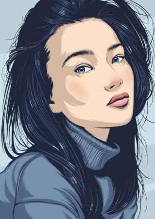 Векторный портрет