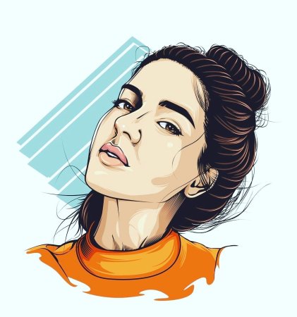 Векторный портрет