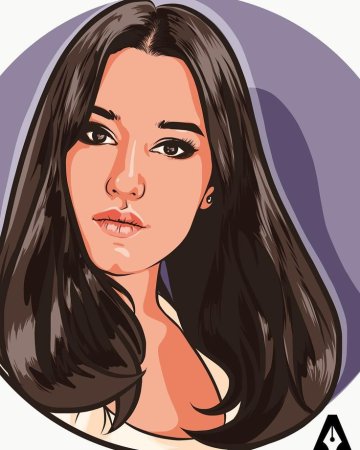 Лицо поп арт