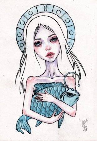 Знаки зодиака арт скетчбук