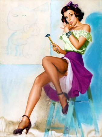 Художник Джил Элвгрен (Gil Elvgren)
