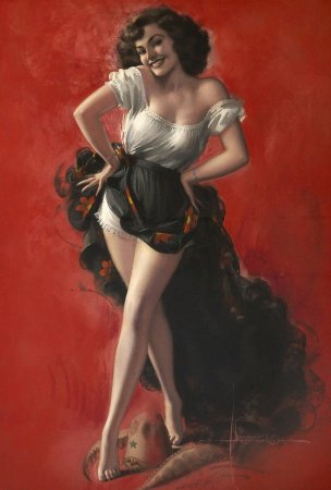 Американские плакаты с девушками