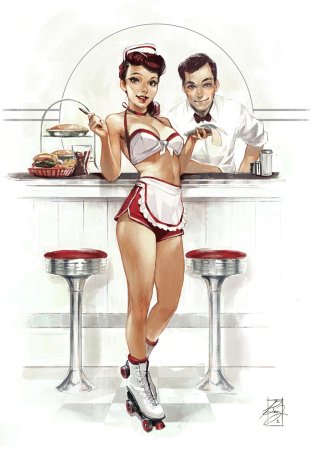 Альберто Варгас пин ап