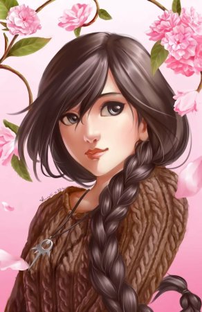 Рисовать косички