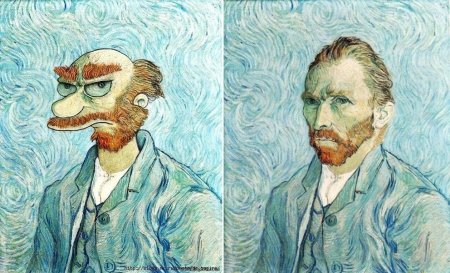 Ван Гог портрет современный