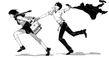 Аниме атака титанов чб