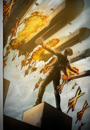 Аниме атака титанов чб