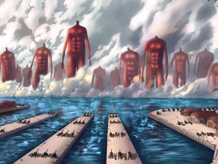 Титан Эрена и женская особь