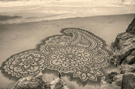Мандала на песке