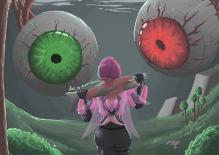 Terraria Art Близнецы