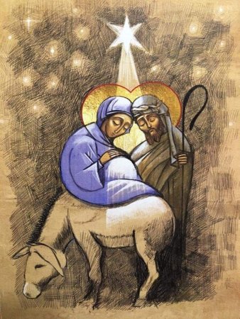 Дева Мария Иосиф рождение Христа вертеп