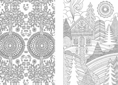 Раскраски сложные