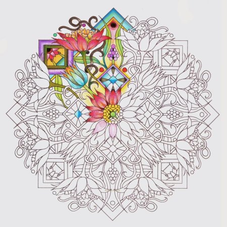 Раскраски антистресс цветные