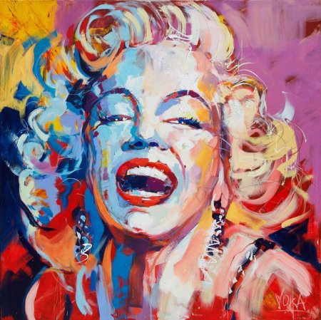 Портрет Мэрилин Монро реализм