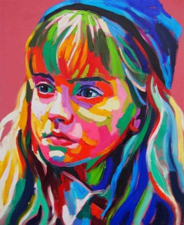 Красочный портрет