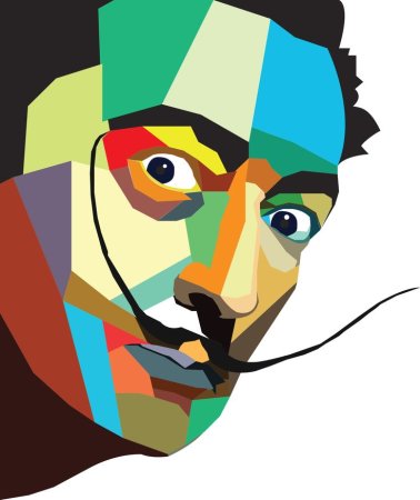 Сальвадор дали портрет кубизм