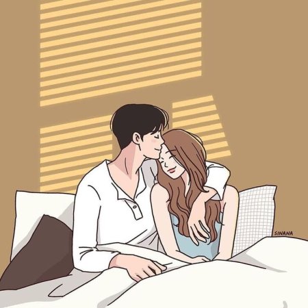 Утренний поцелуй арт