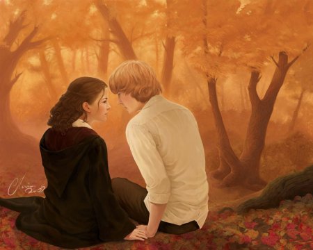 Влюбленная парочка арт