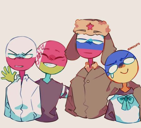 Беларусь и Польша Countryhumans