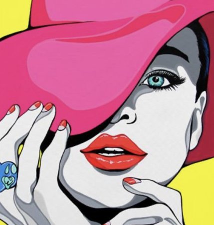 Девушки в стиле поп-арт