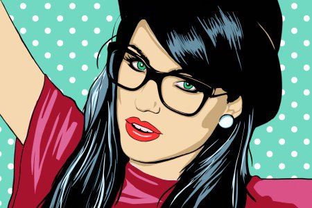 Портрет в стиле поп-арт