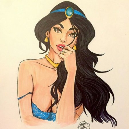 Современные принцессы Диснея Жасмин