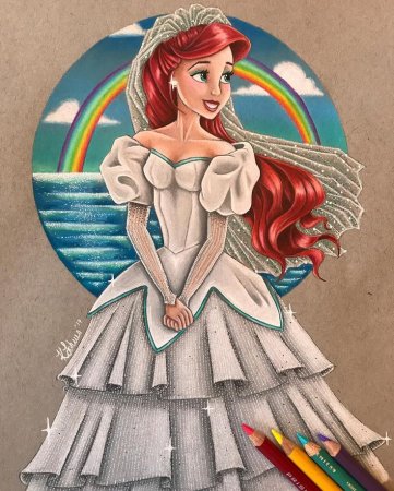 Принцессы стиль Ариель