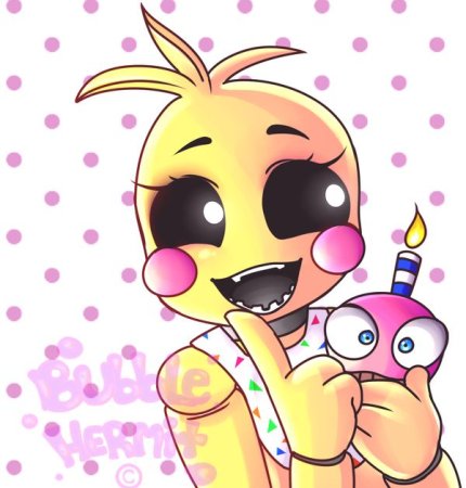 Чика ФНАФ 2 арт