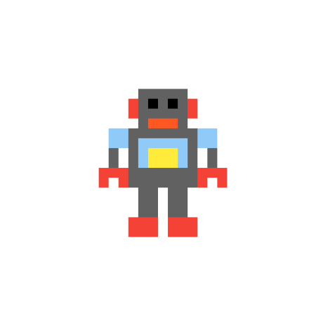Робот из пикселей
