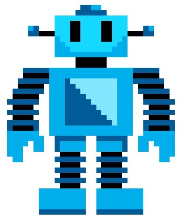 Робот из пикселей