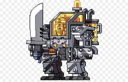 Пиксель арт робот для игр