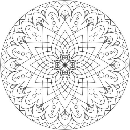 Мандала Цветочная Поляна