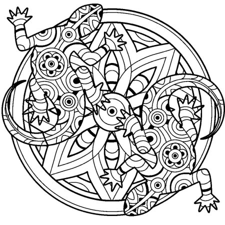 Мандалы раскраски для мальчиков