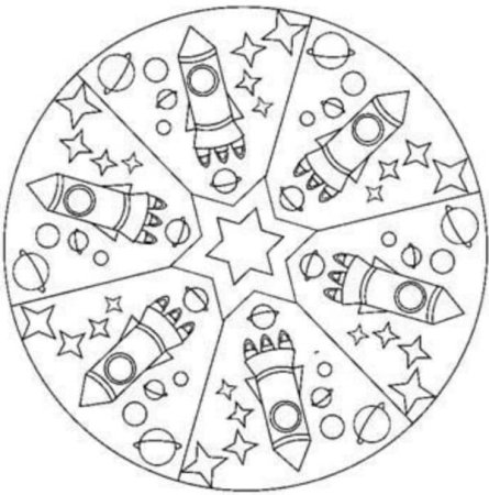 Космические мандалы для детей