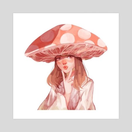 Девушка мухомор