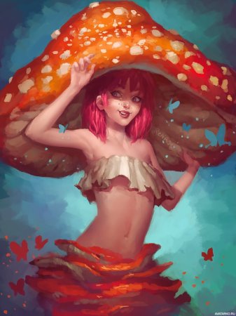 Аманита Мускария арт