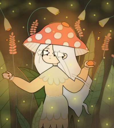 Девочка мухомор
