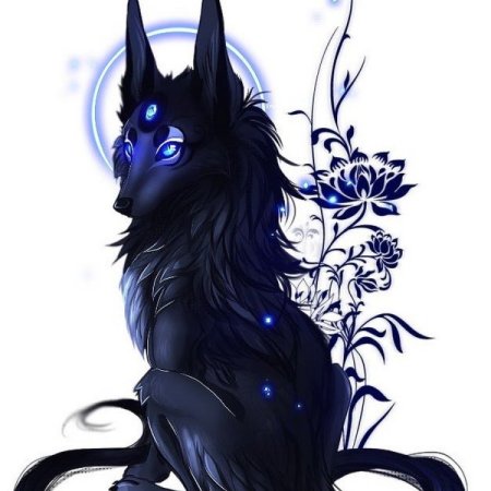 Фамильяр волк Кицунэ