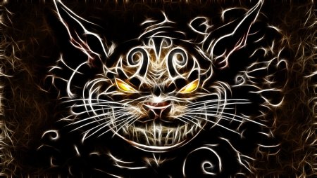 Кот абстракция