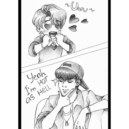 Чанбин и Феликс арты