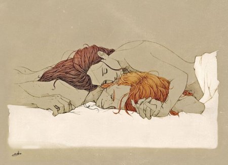 Девушка с оленьими рогами