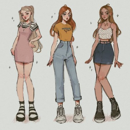 Мультяшные рыжие девушки