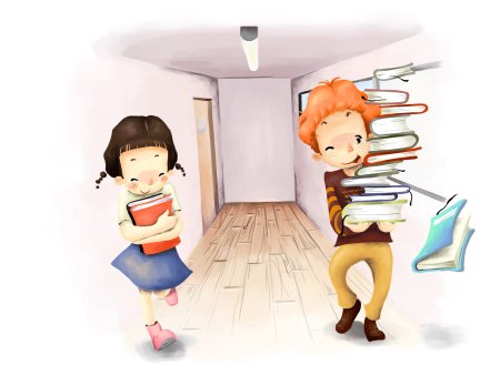 Современные дети рисунок