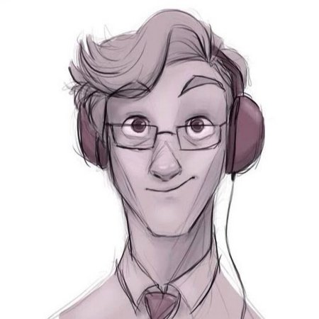 Парень в мультяшном стиле