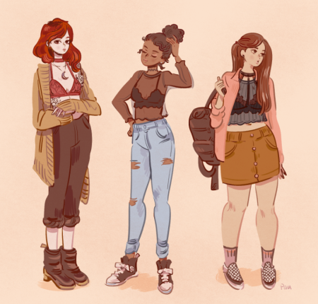 Арты в разных стилях