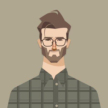 Иллюстрация в стиле Flat