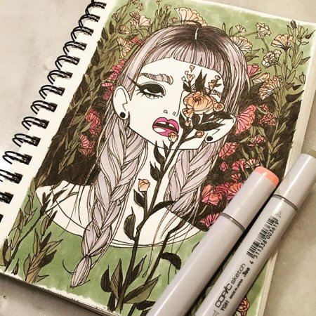 Арты в скетчбук