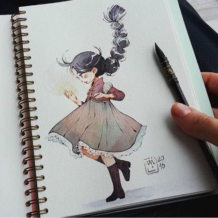 Скетчбуки для рисования для девочек