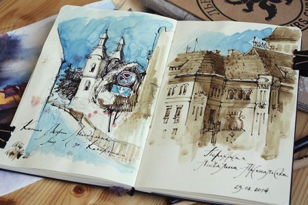 Акварельный артбук